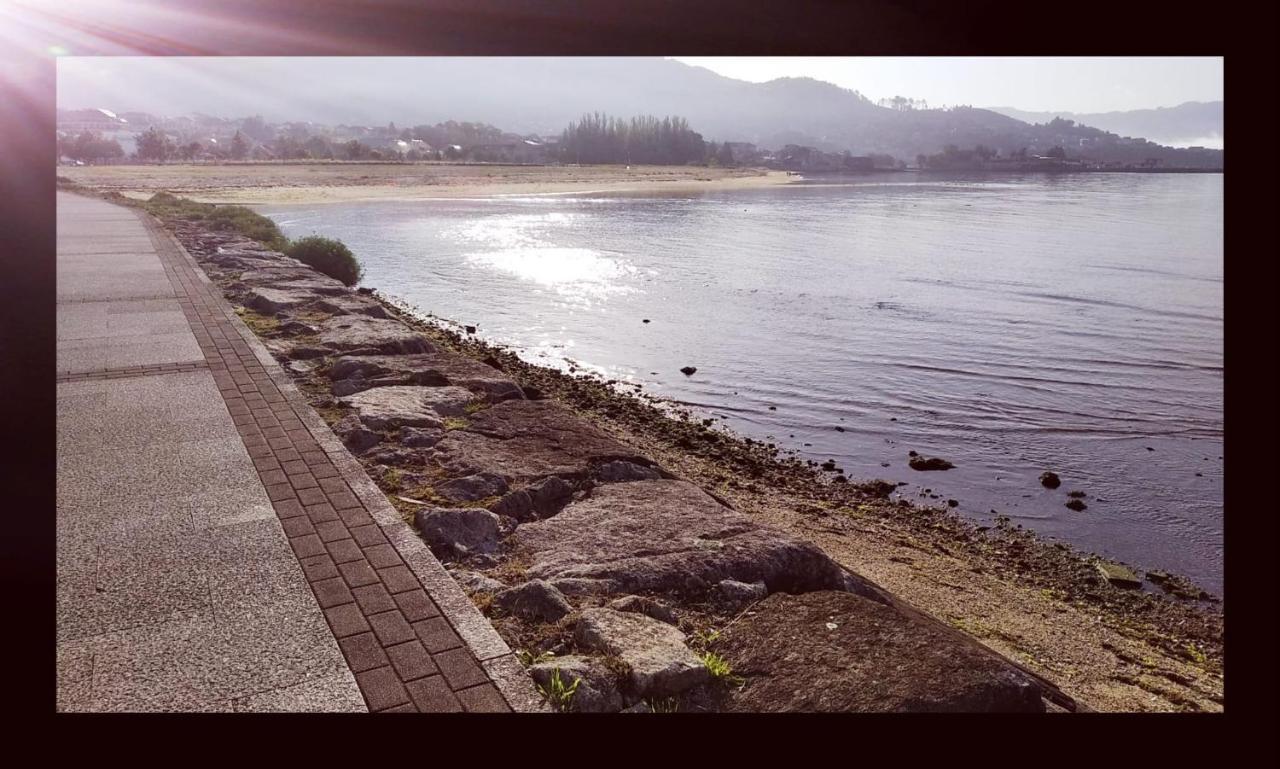 As Barxas Playa Lägenhet Moaña Exteriör bild